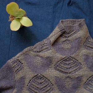 Anthropologie Knit Cowl Neck Sweater